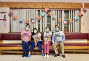 Photo of Drs & Nurses at Flu Clinic