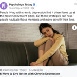 Photo about article living better with Depression